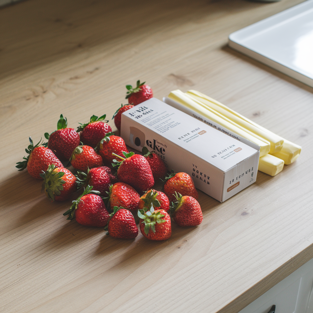 "Strawberry Dump Cake Ingredients"