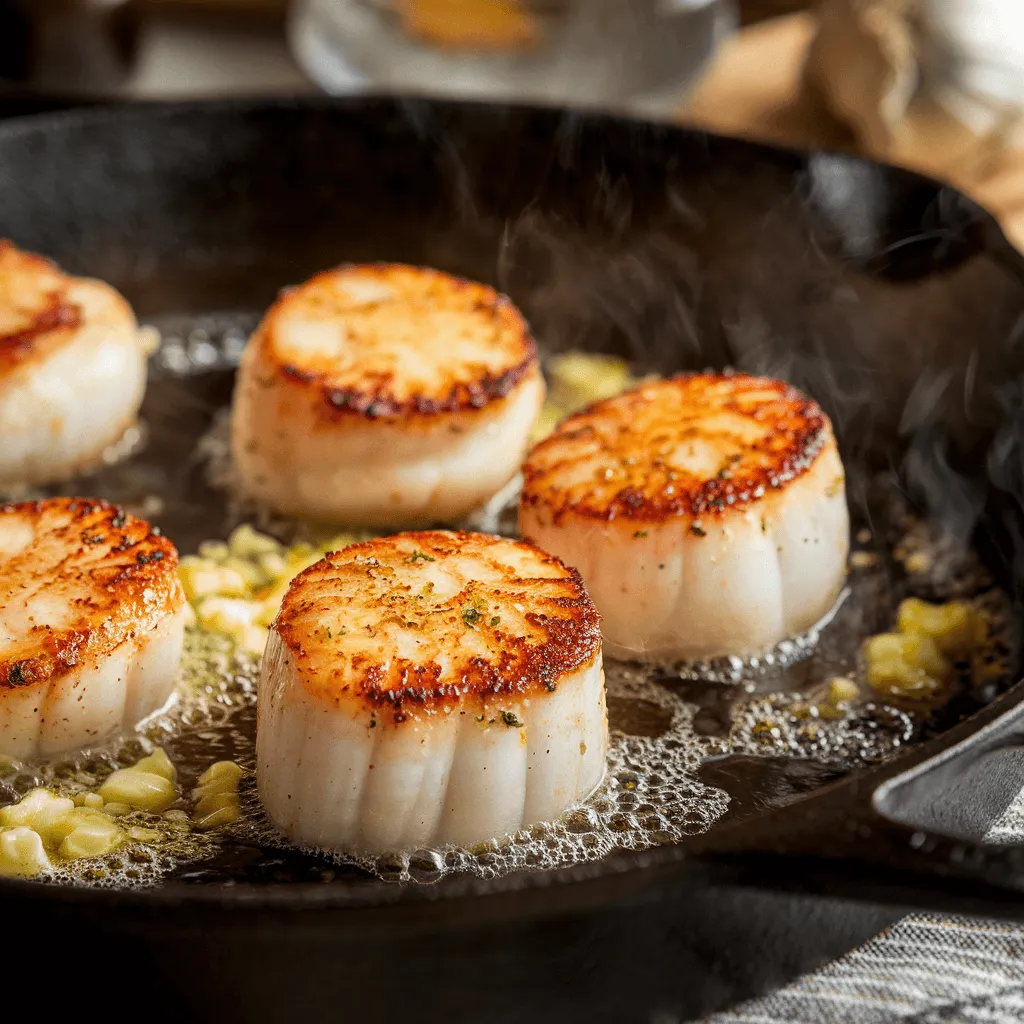 Cooking Scallops in a Hot Pan