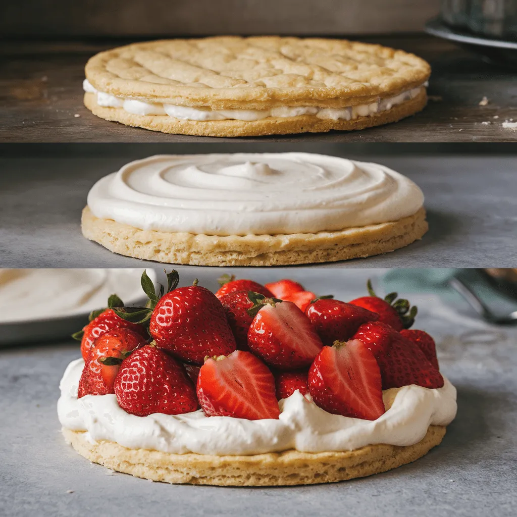 Assembling Strawberry Shortcake