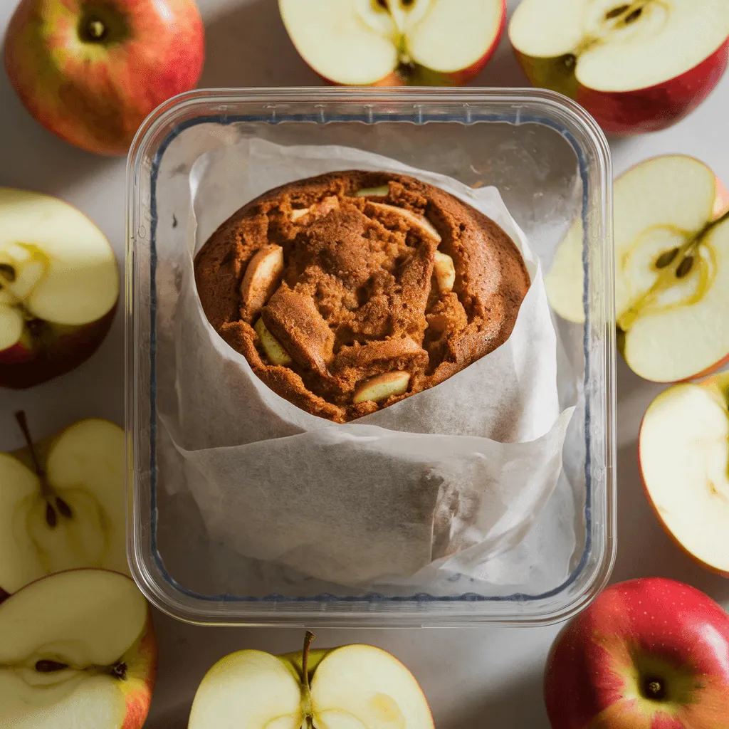 Storing Apple Spice Cake