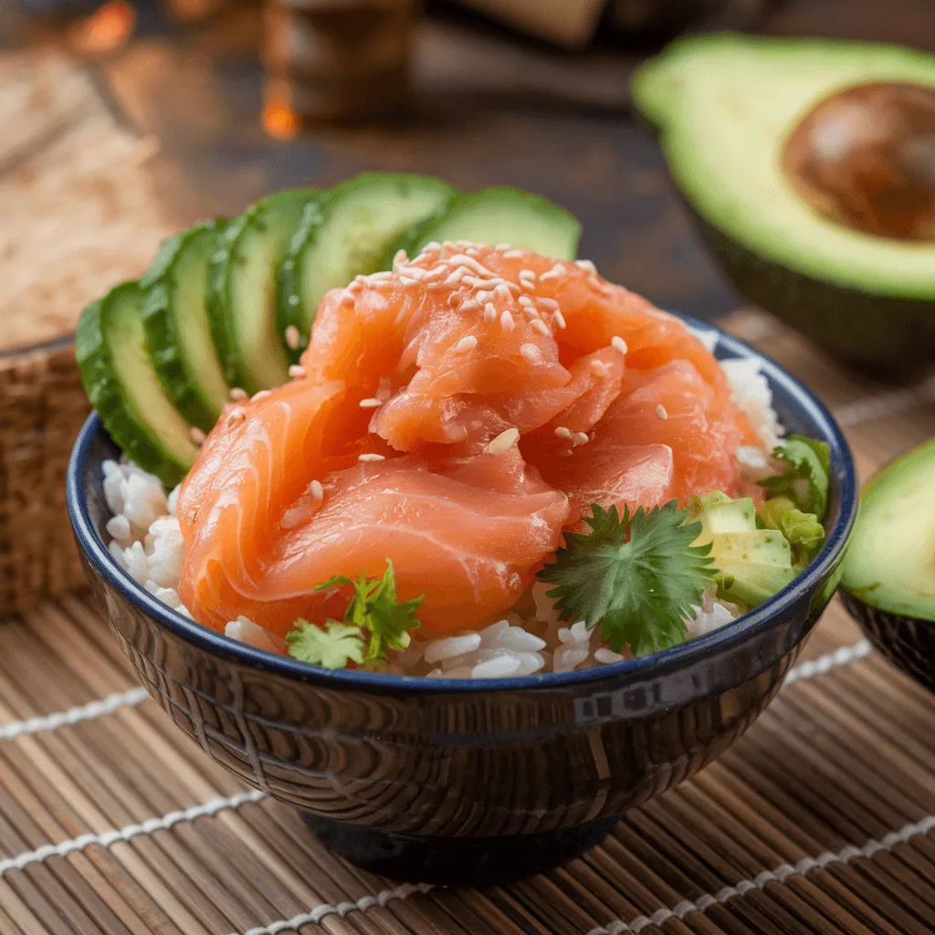 Smoked Salmon Poke Bowl Recipe