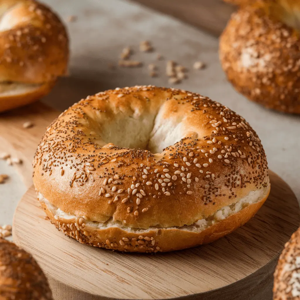 Gluten-Free Bagels Texture Close-Up