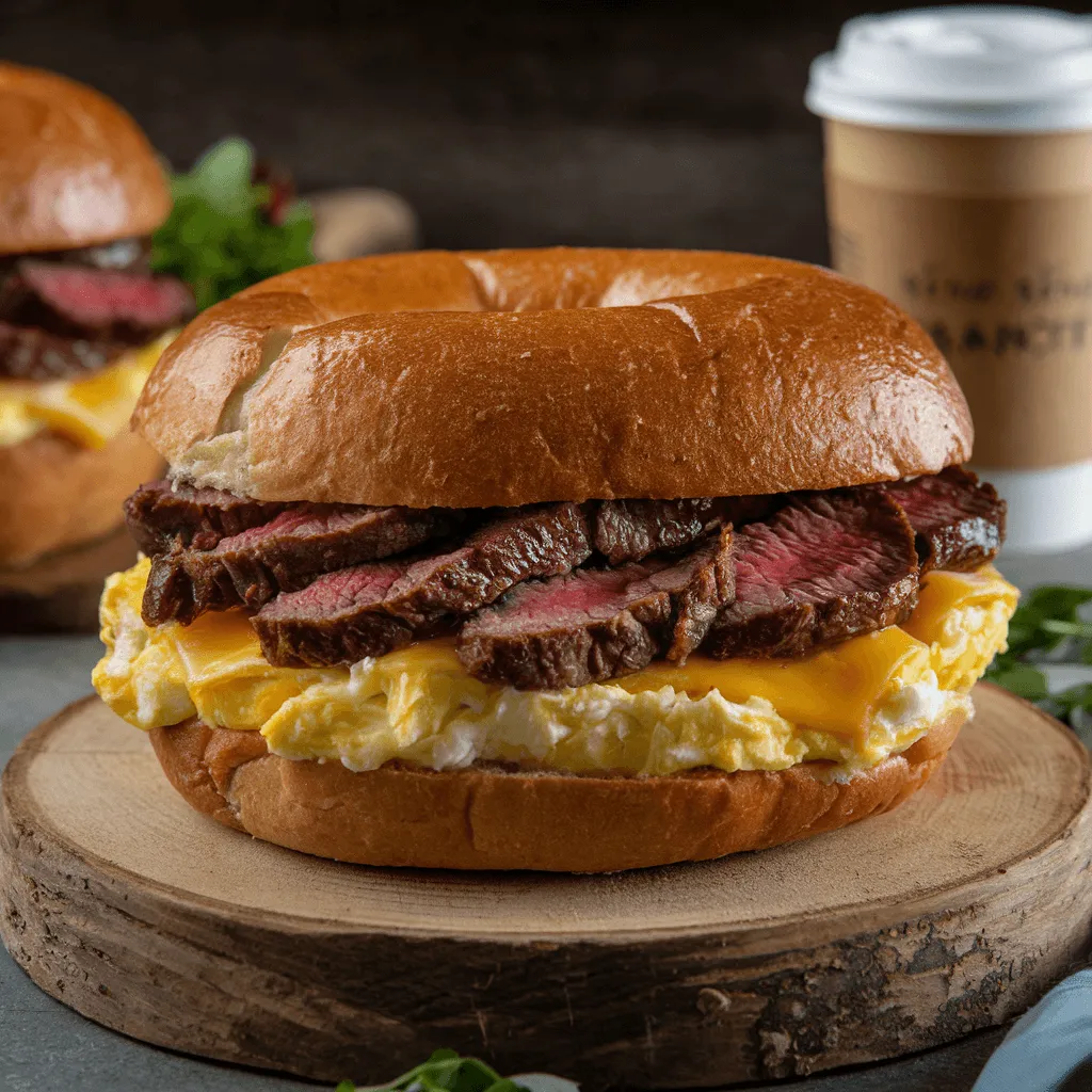 Cooking Juicy Steak for Bagels