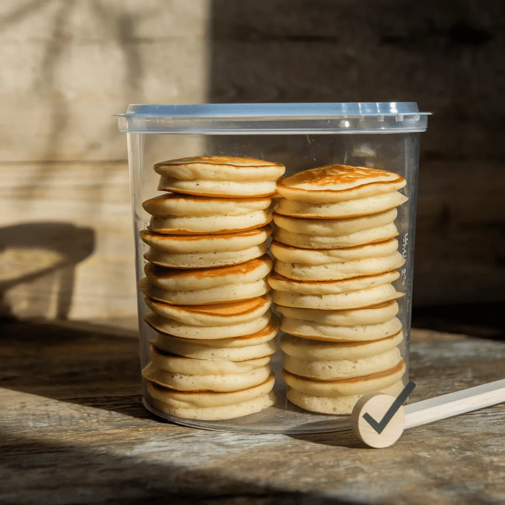 Storing Mini Pancakes