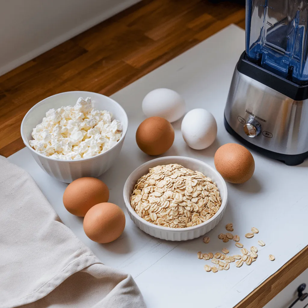 Cottage cheese pancake ingredients