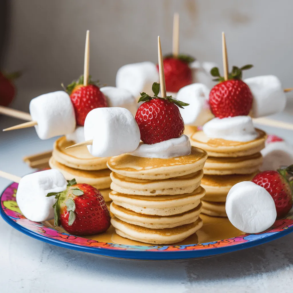 Mini Pancake Skewers