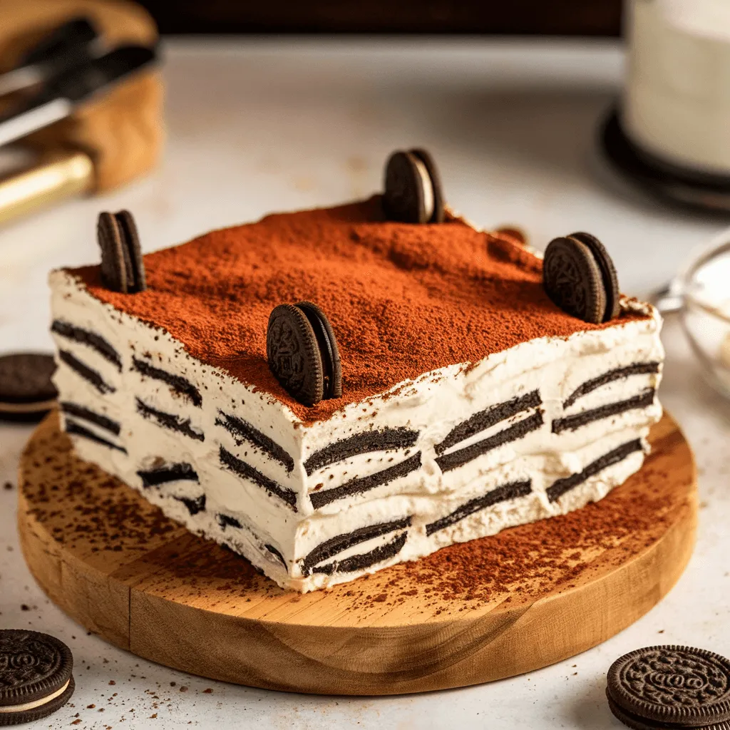 Oreo Tiramisu Dessert