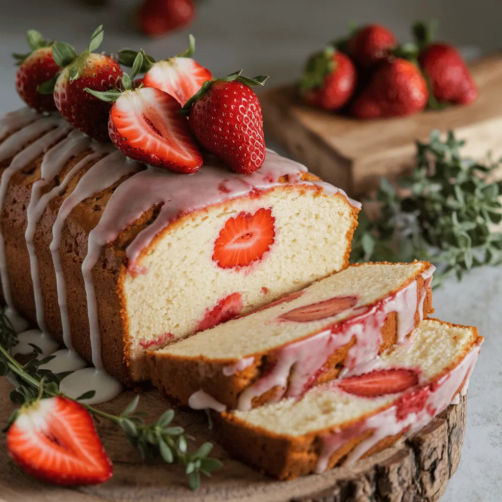 Strawberry Pound Cake Recipe