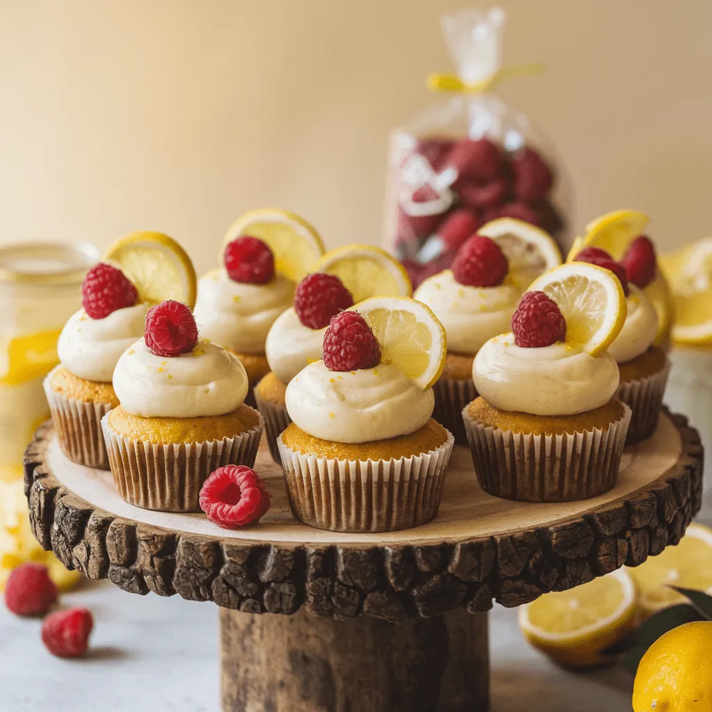 Lemon Raspberry Cupcakes Recipe