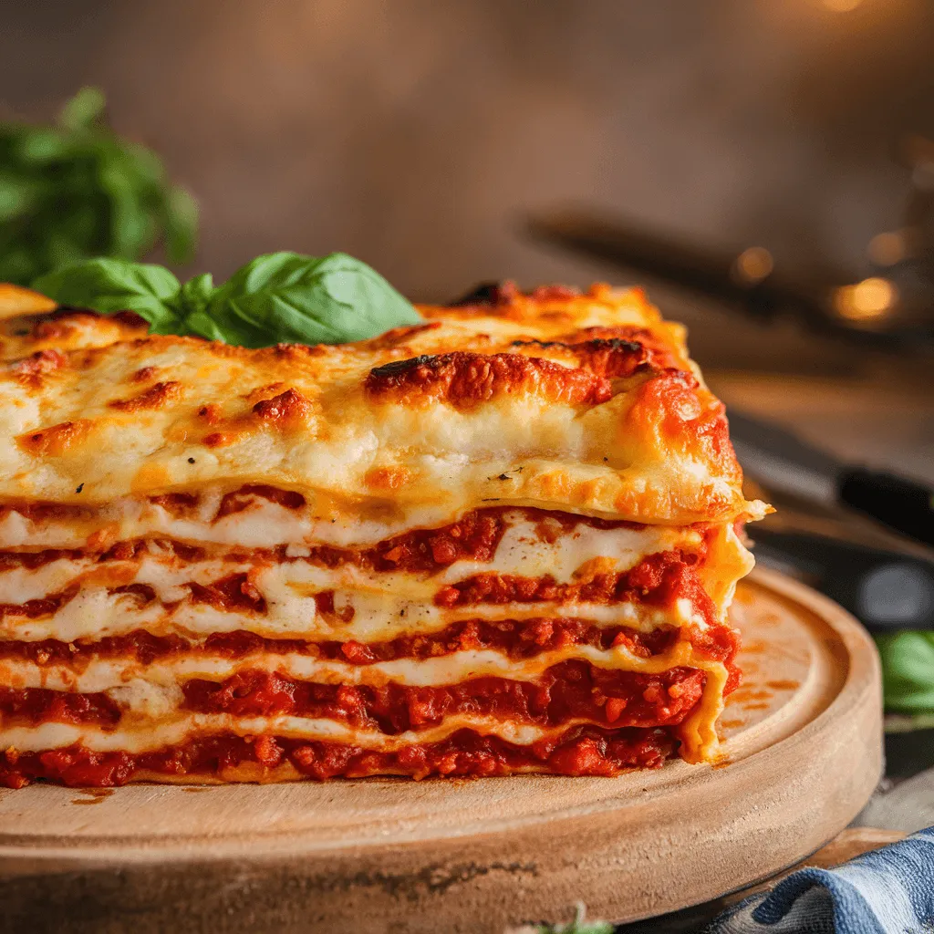 "oven ready lasagna noodles dish"