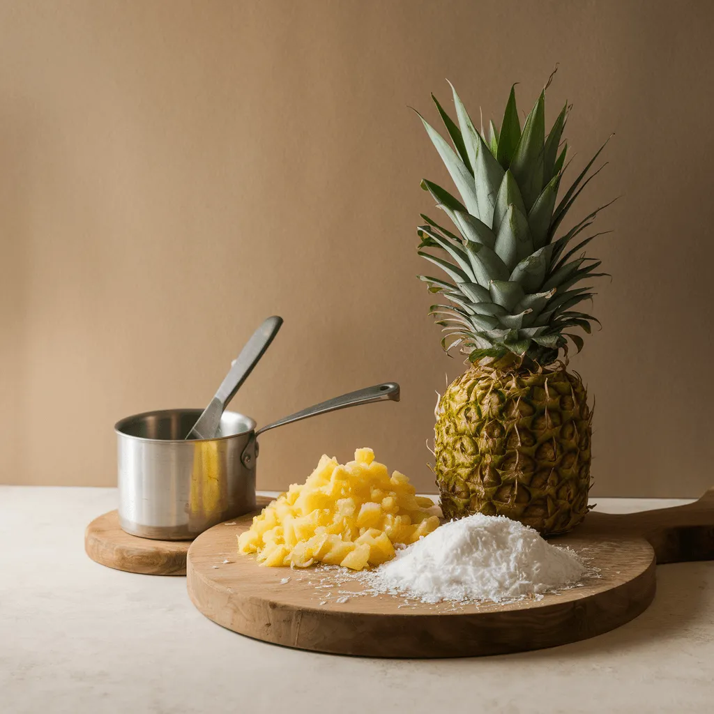 Easy Pineapple Coconut Cake preparation