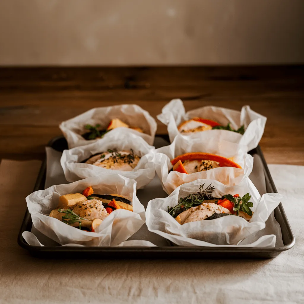 Salmon En Papillote Oven Ready