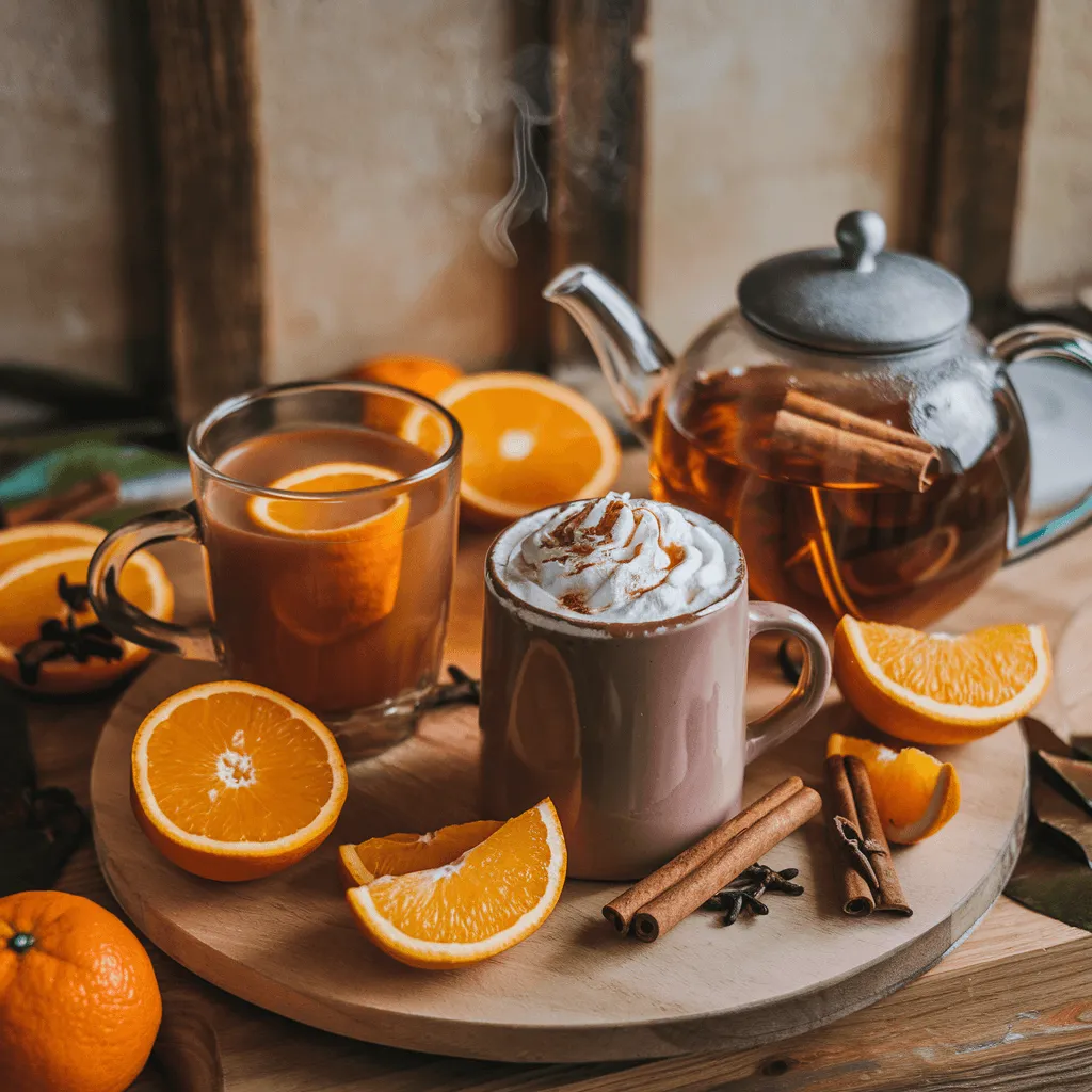 Seasonal Winter Drinks Display