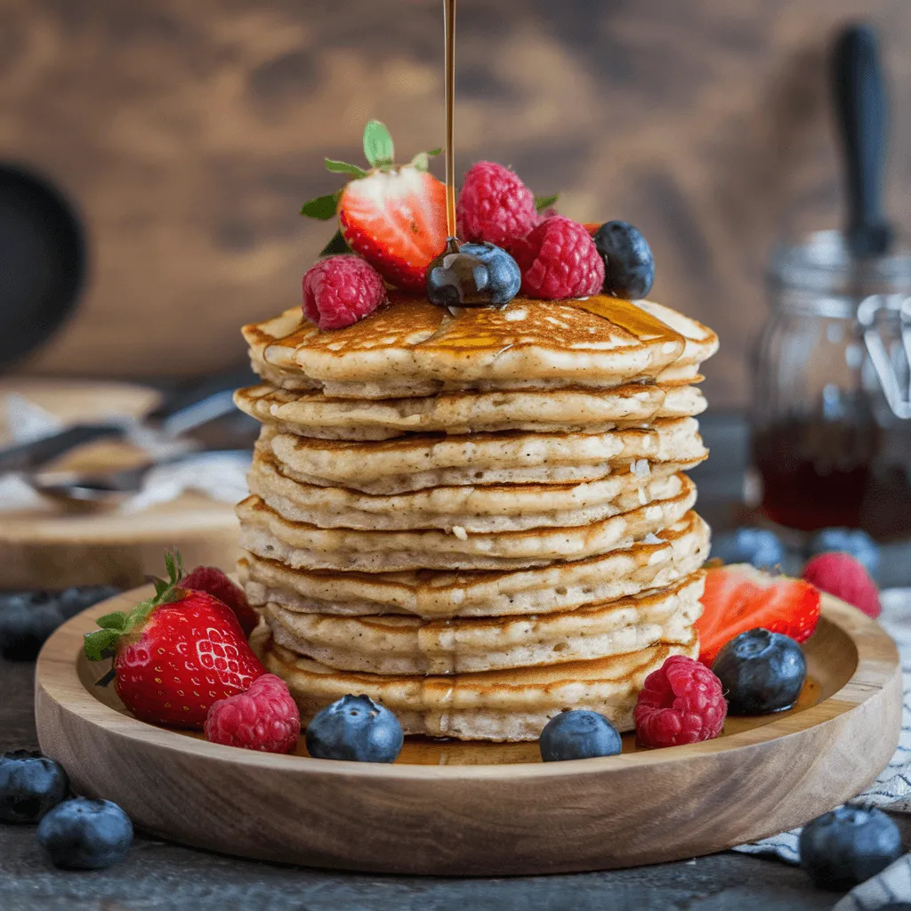 Oatmeal Cottage Cheese Pancakes