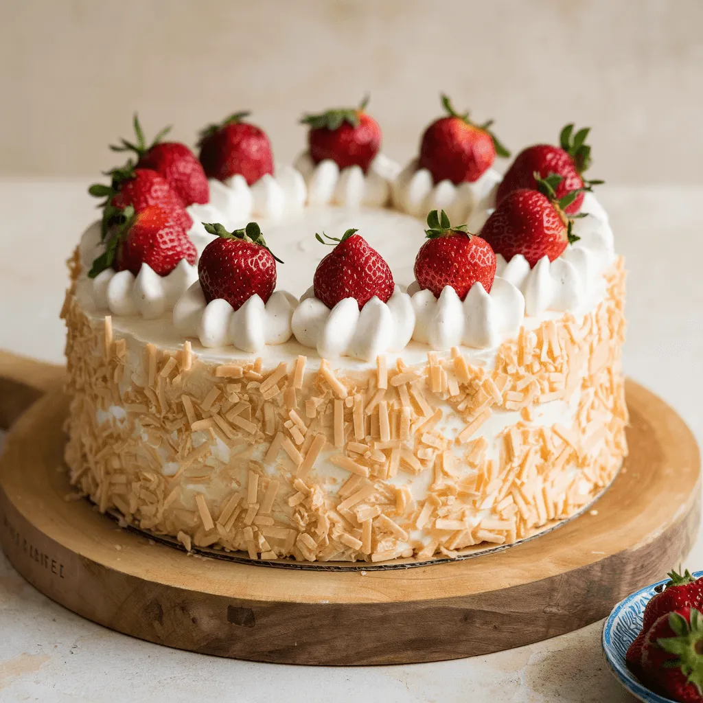 Strawberry Tres Leches Cake