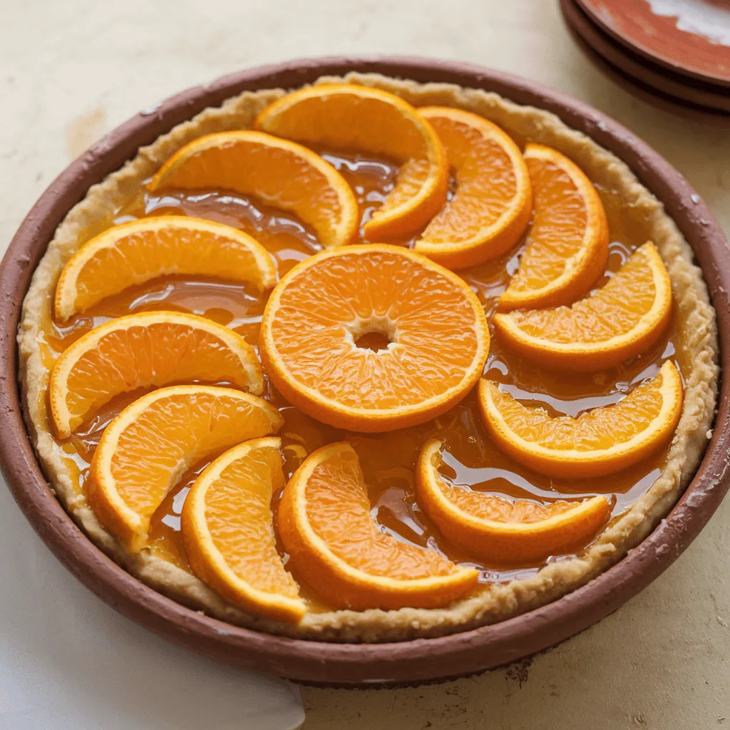 Greek orange pie Portokalopita