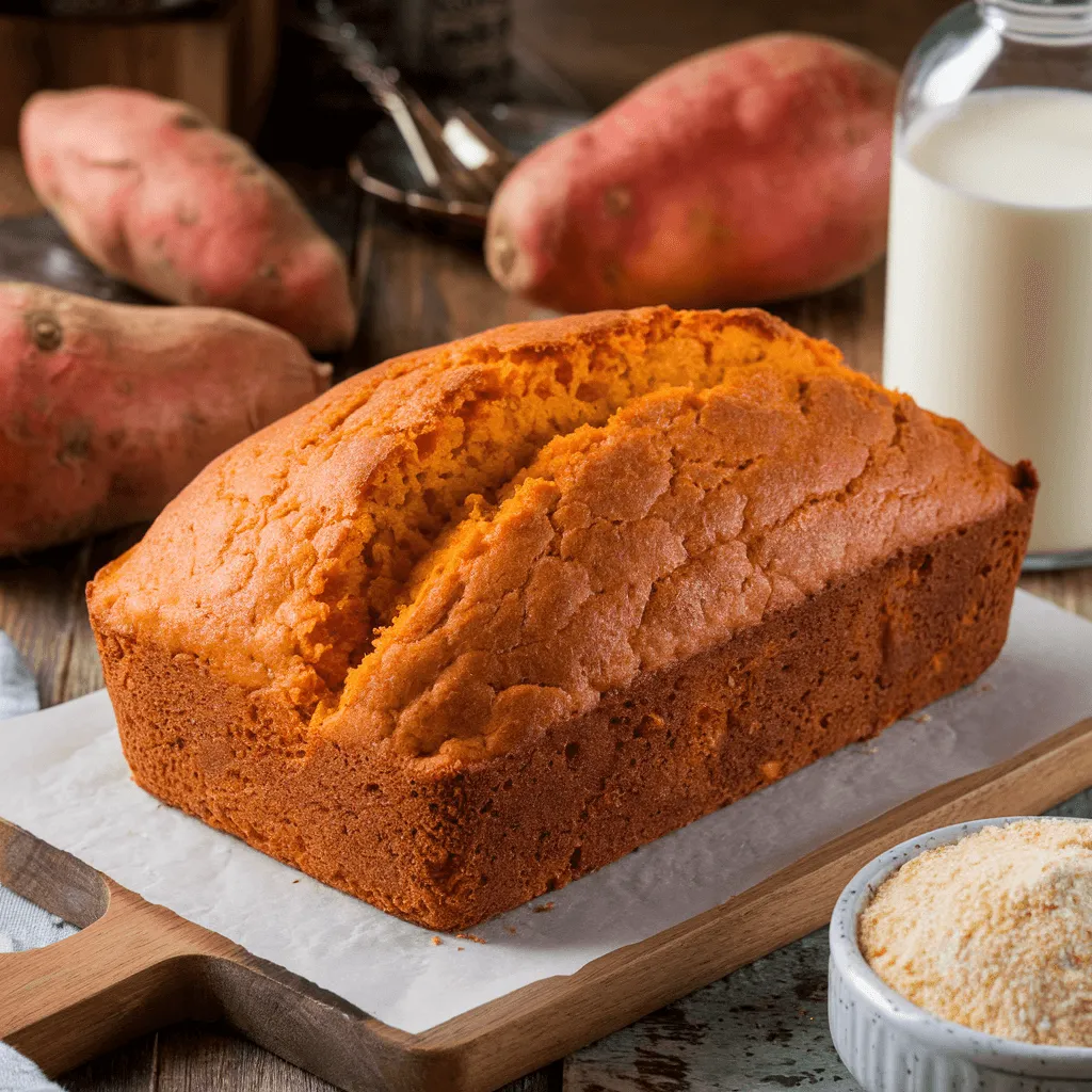 Classic sweet potato cornbread