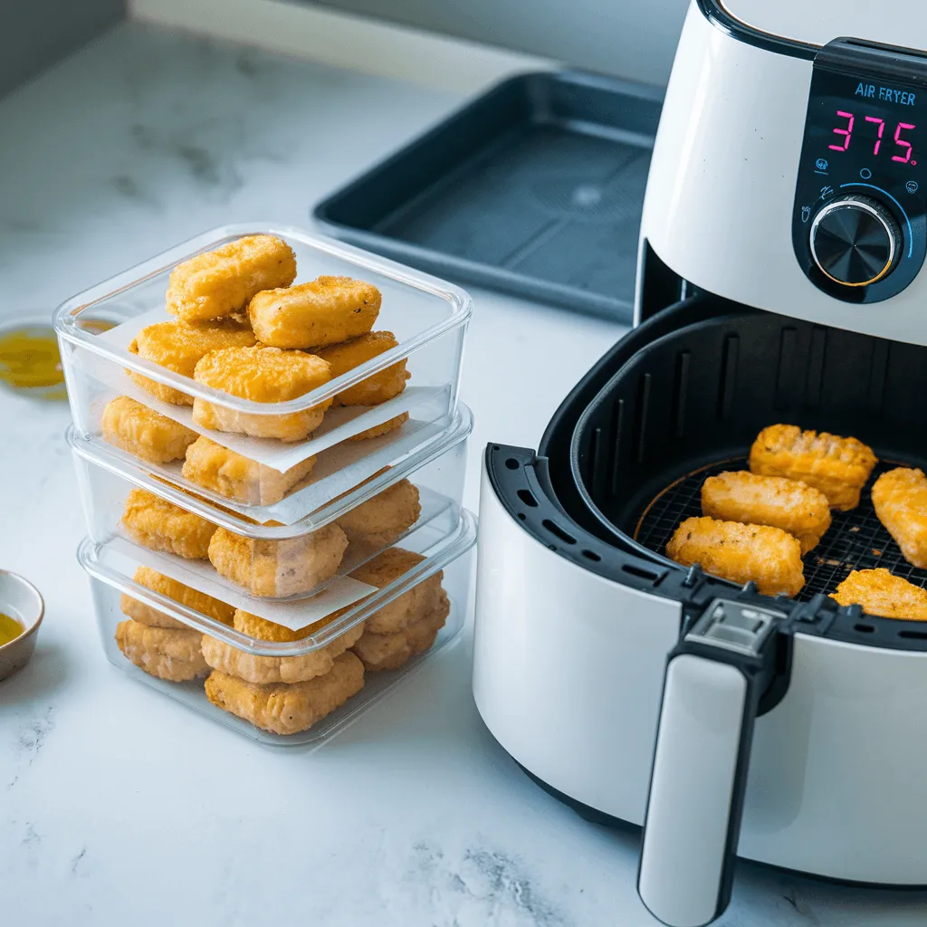 How to store and reheat corn nuggets