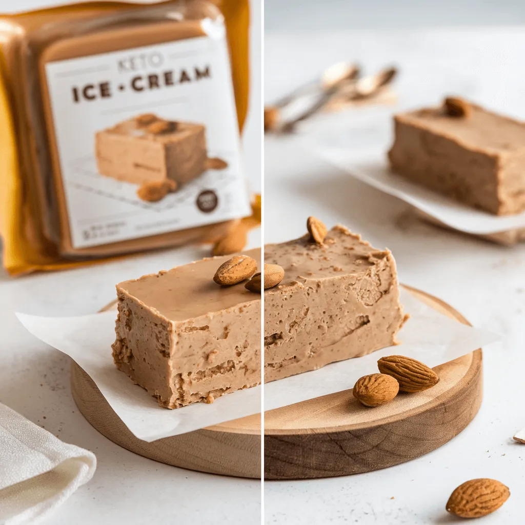 Store-bought vs. homemade keto ice cream bars