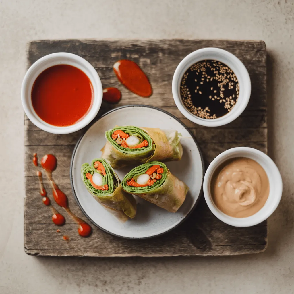 Dipping sauce for veggie egg rolls