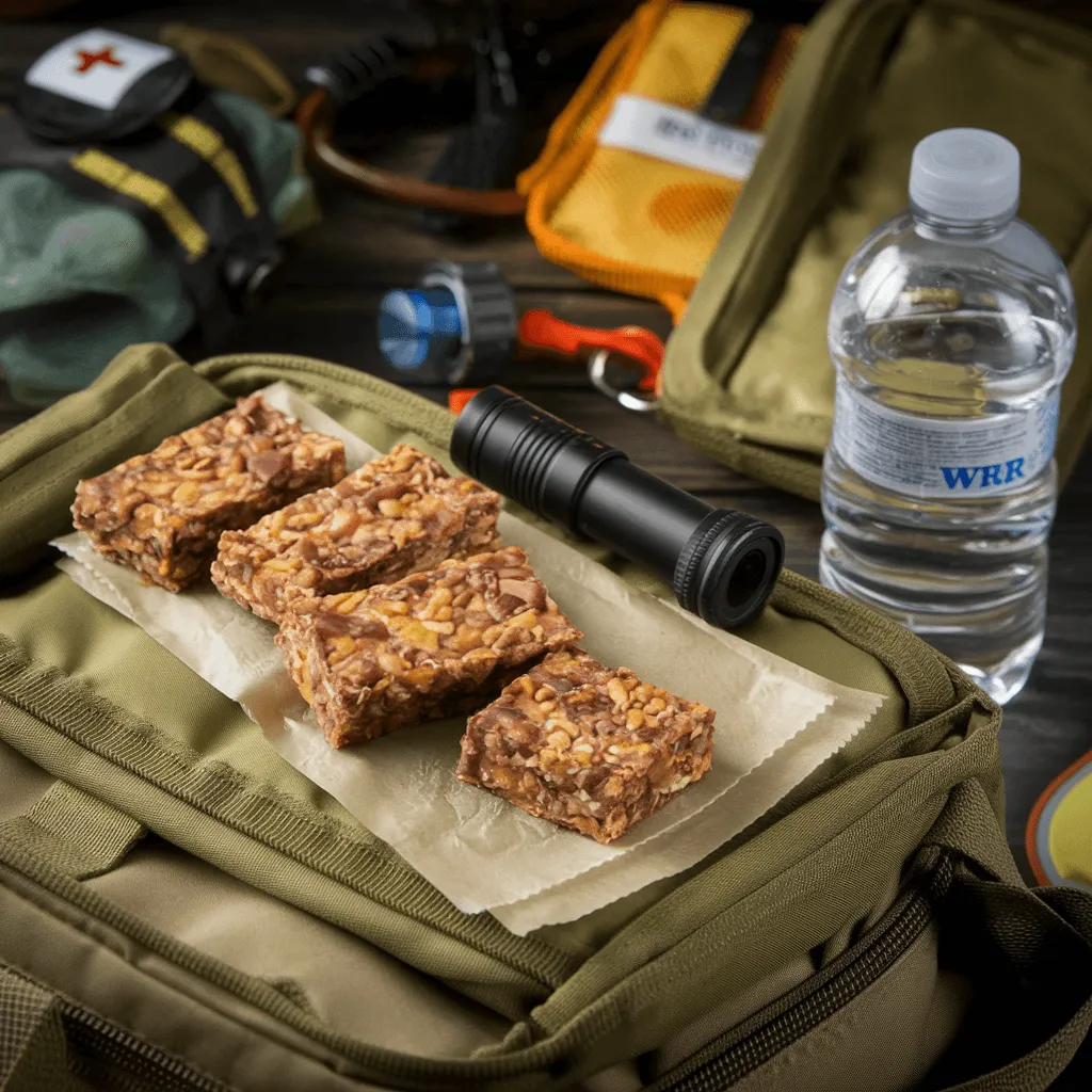 Survival Ration Bars in an Emergency Kit