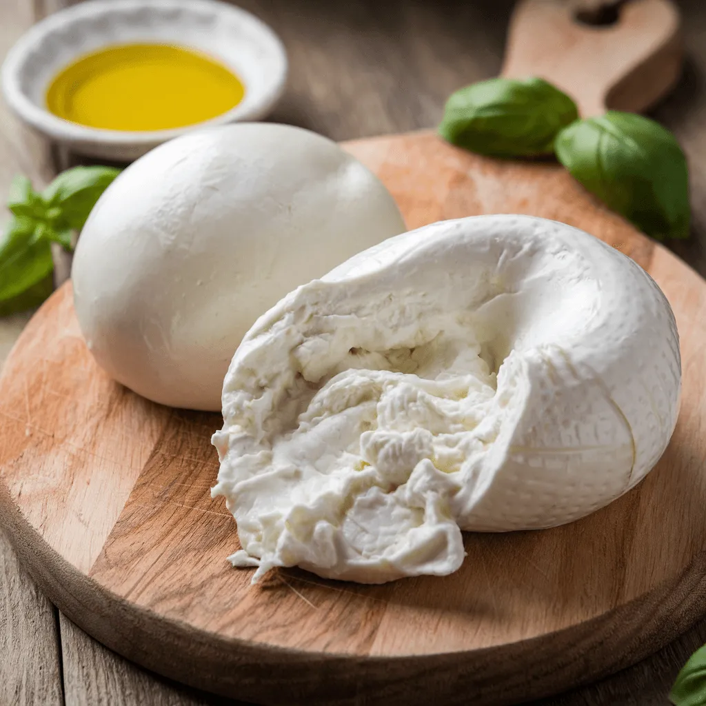 Burrata vs. Mozzarella Texture Comparison