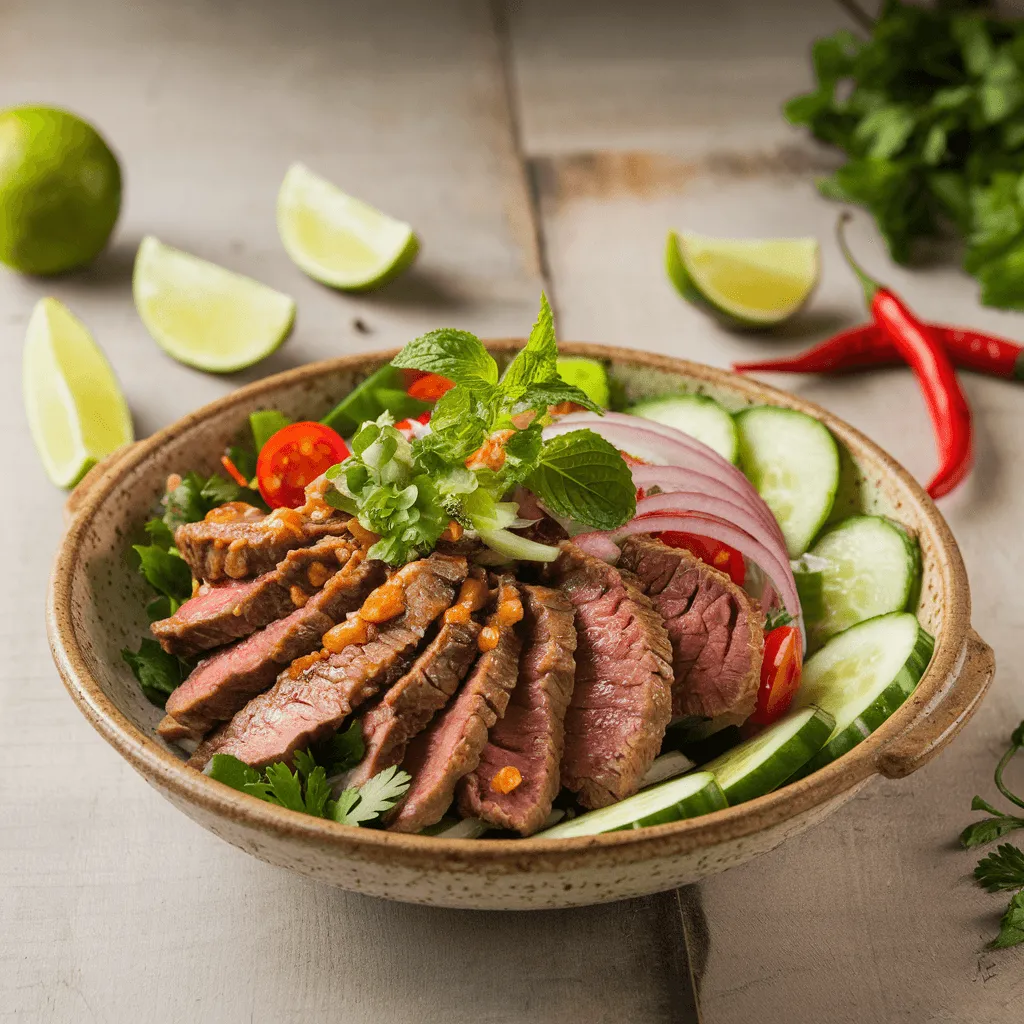 Thai Beef Salad with Fresh Herbs