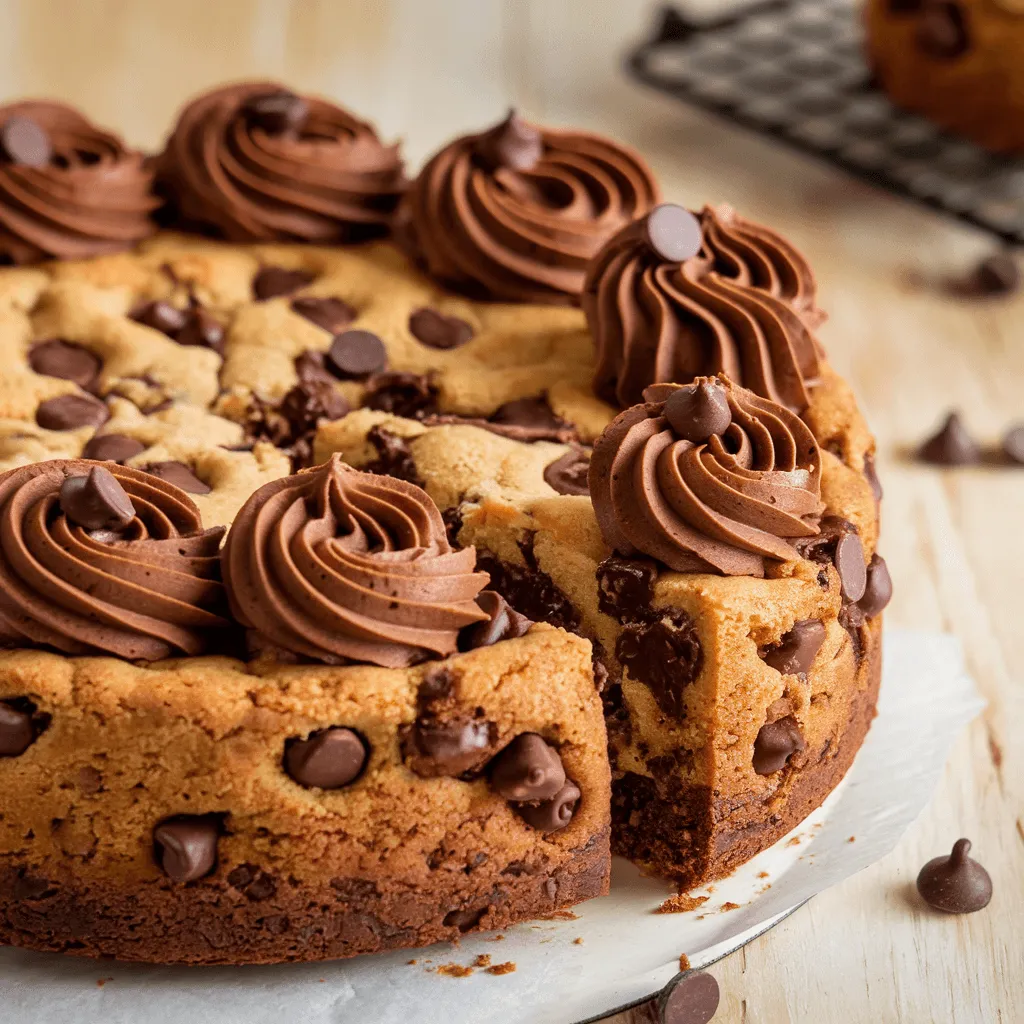 Best cookie cakes decorated with chocolate and frosting