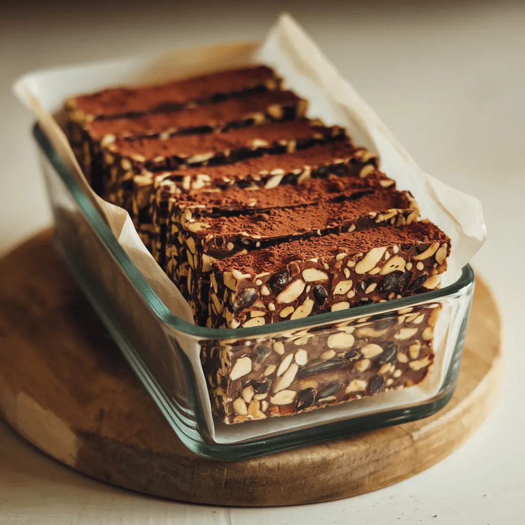 Storing homemade protein bars for freshness