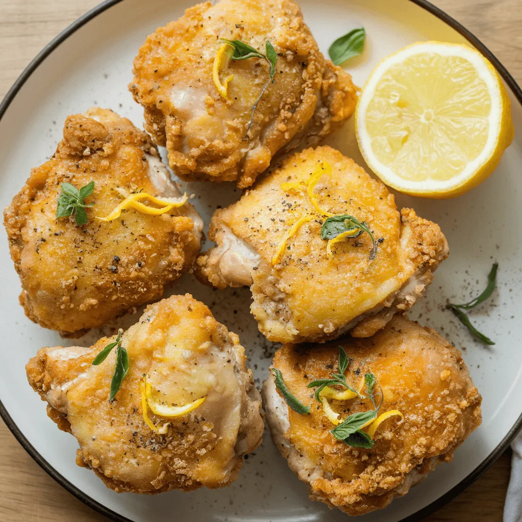 Crispy air fryer boneless chicken thigh