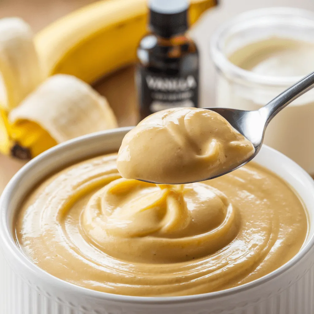 Banana pudding mixture for brownies