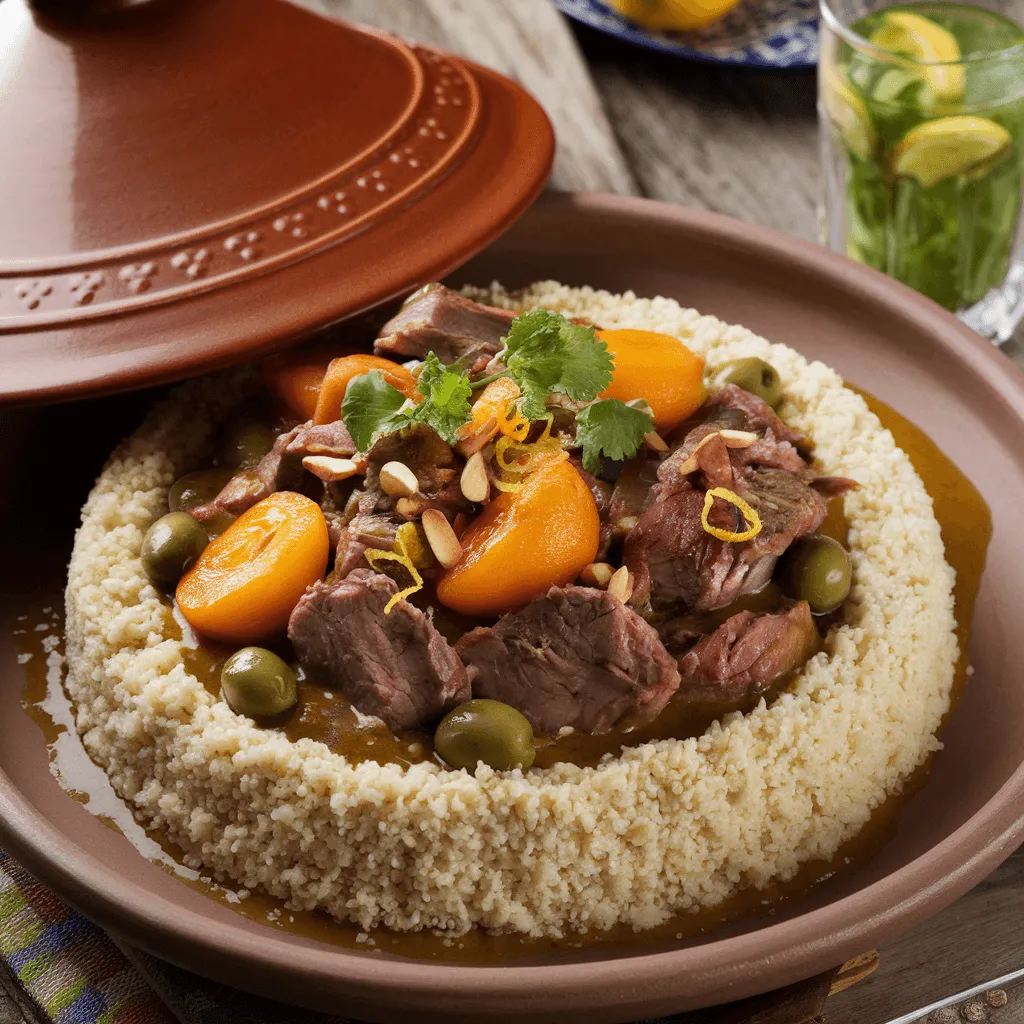 Lamb and Apricot Tagine