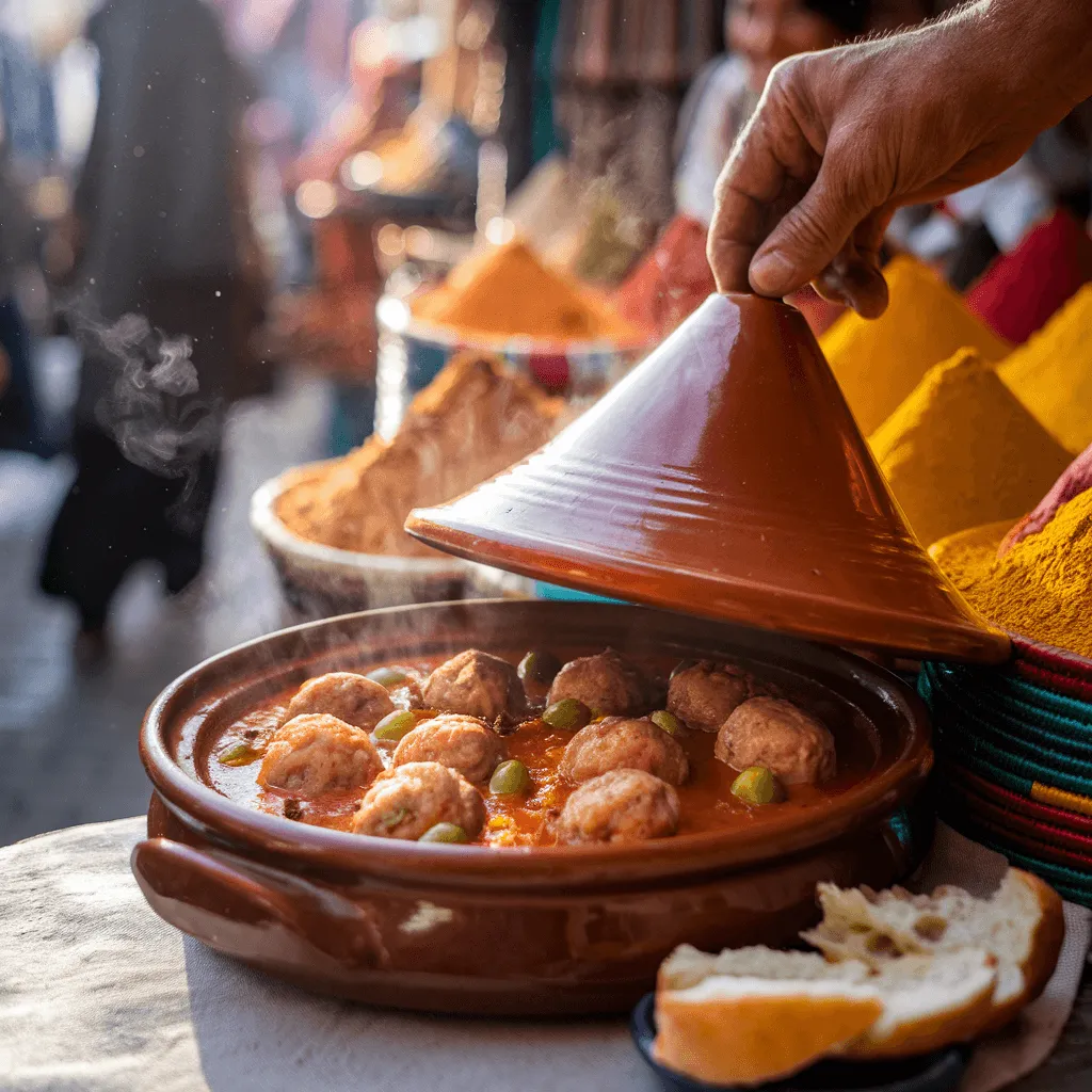 Moroccan Meatball Tagine