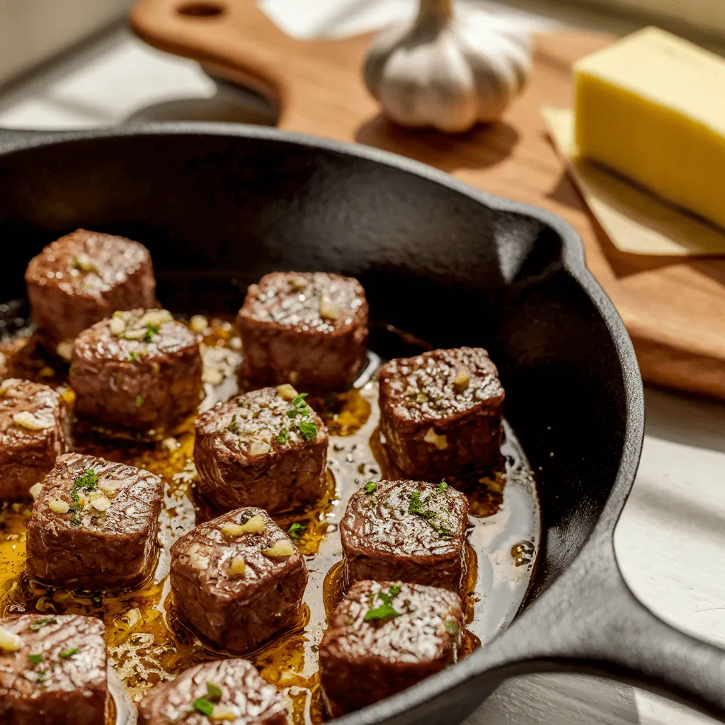 Garlic Butter Steak Bites