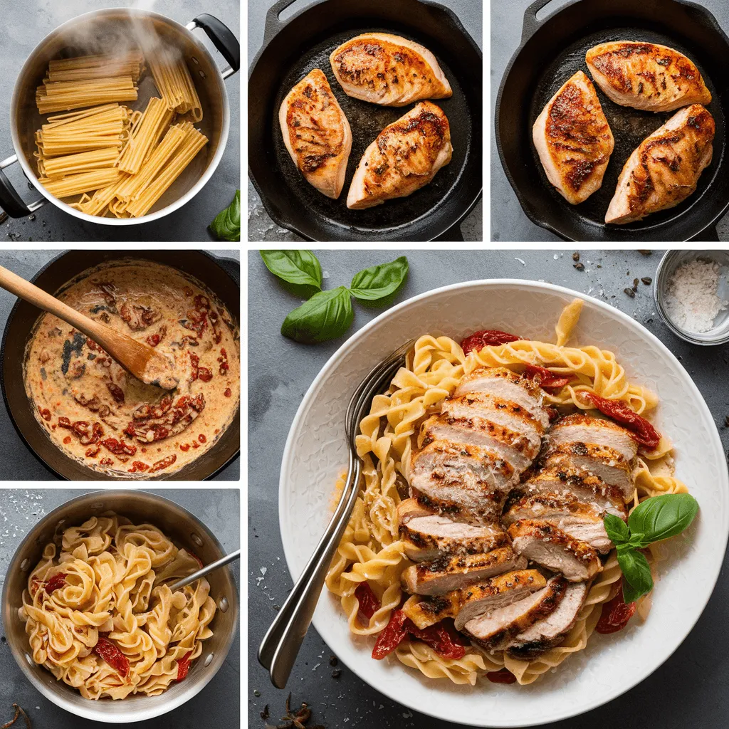 Marry me chicken pasta 