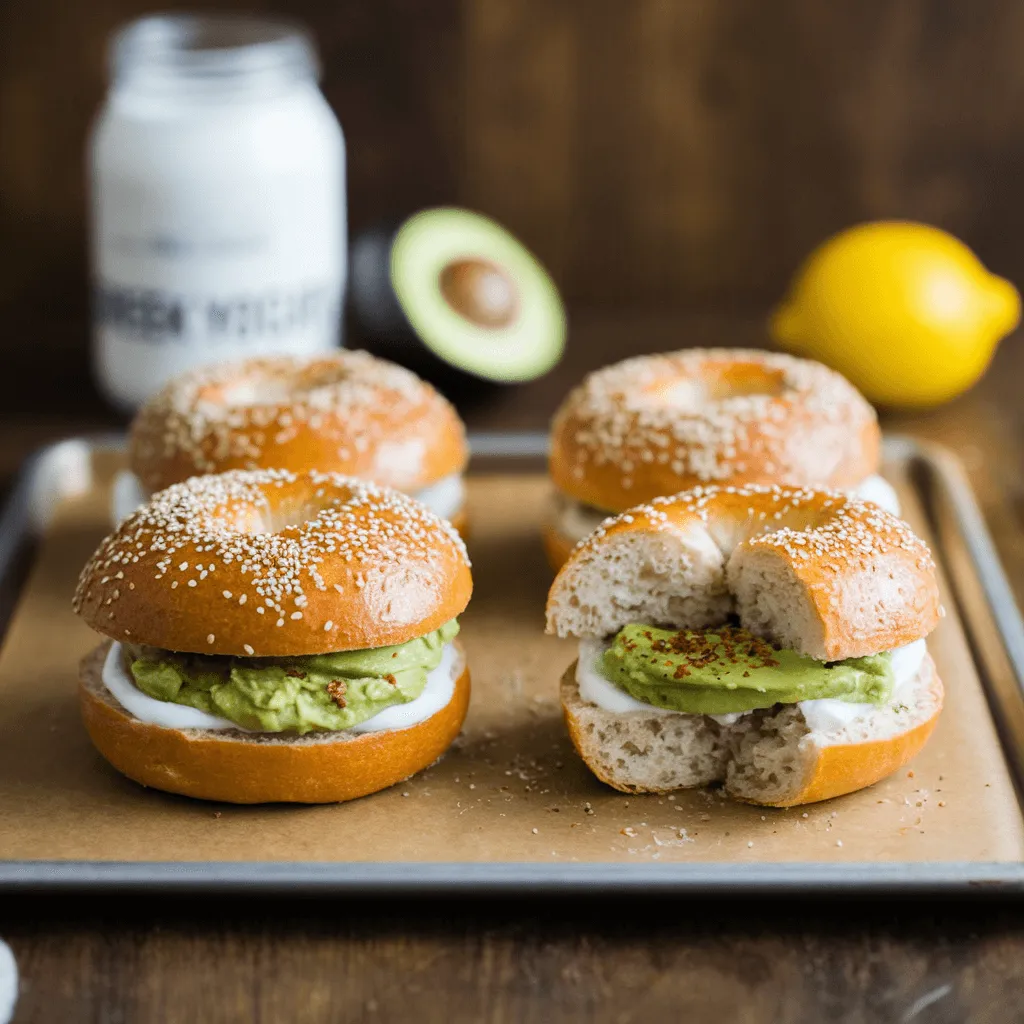 Protein Bagels with Greek Yogurt