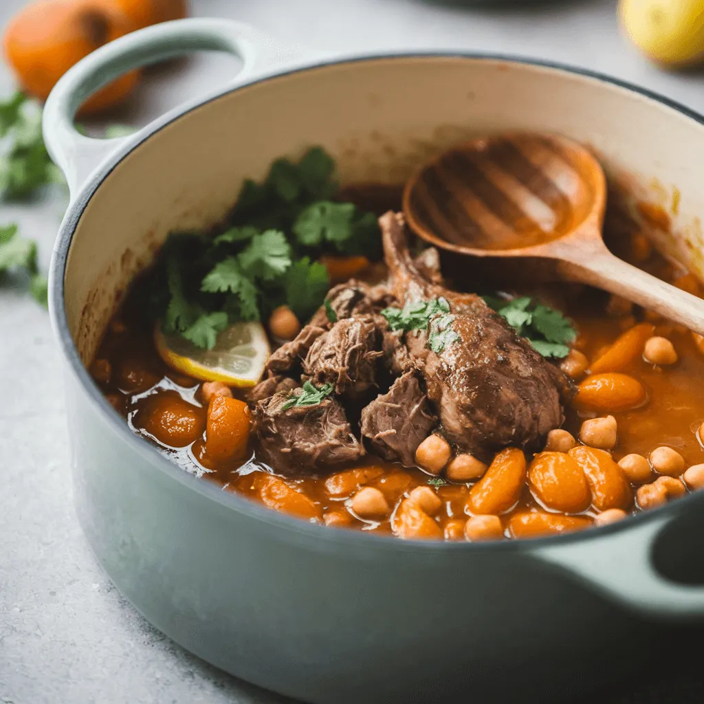 Crockpot Moroccan Lamb